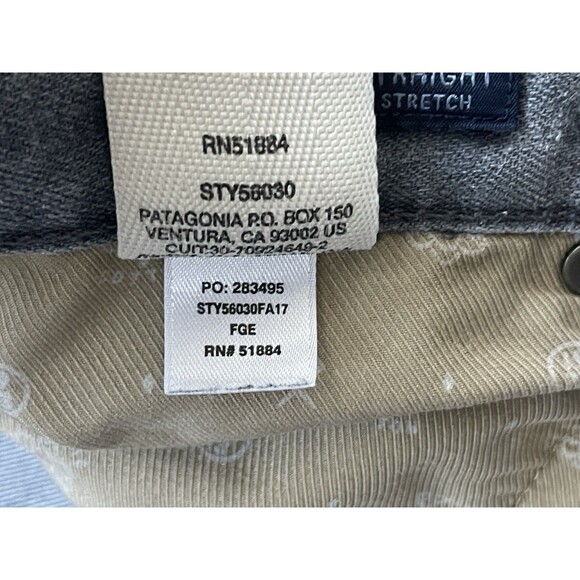 Patagonia Performance Straight Fit Jeans Mens 36 X 34 Iron Clad 56030 - Picture 5 of 10